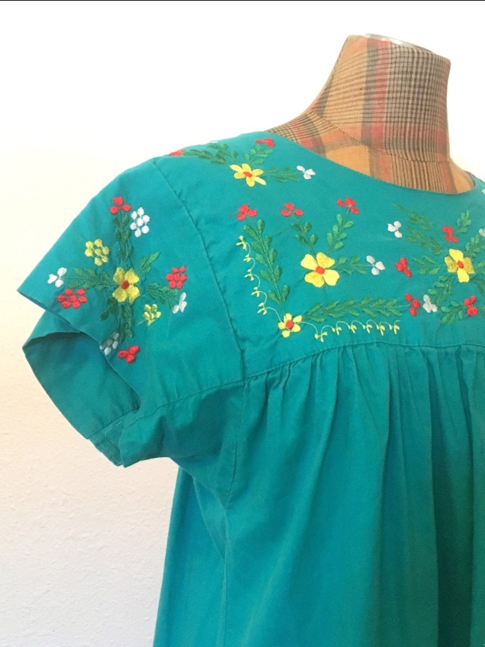 Vintage Oaxacan Mini Dress